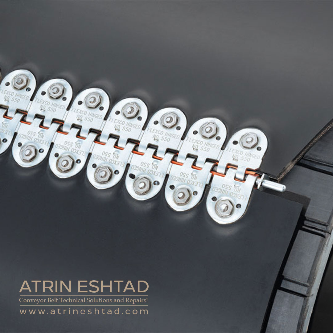 اتصال لولایی فلکسکو پیچ و مهره ای Flexco Bolt Hinged System