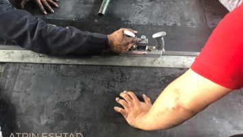 نصب اتصال فلکسکو و سوپر اسکرو ذوب آهن اصفهان